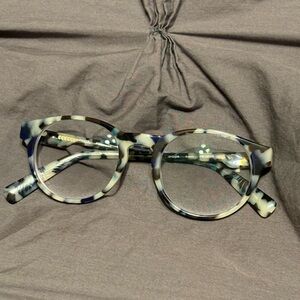 Costa FRF 100 216 Tortoiseshell Round Acetate Glasses - Blue & Cream